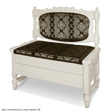Диван Картрайд с резьбой и углубленню ящиком